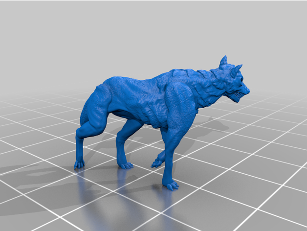 Lobo vizinho cavaleiro 3D print model - Mito3D
