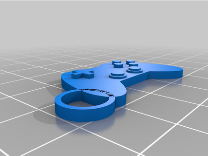 controller keychain skyisthelimit 3d print model - Mito3D