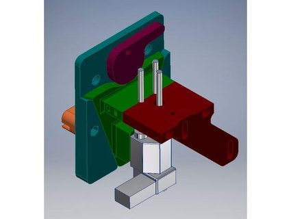 anet a8 tool changer - e3d xcr dial cpt unstable 3d print model - Mito3D