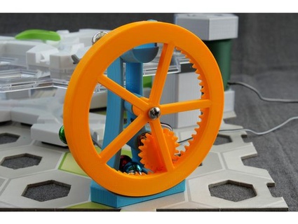 gravitrax palla ruota v1 kugel rad hubert76 3d print model - Mito3D