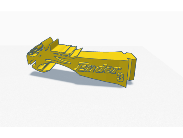 ender 3 Drago filamet guida braccio cg43d 3D print model - Mito3D