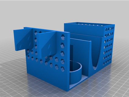 desktop organiser rambelaya 3d print model - Mito3D