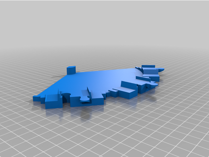 treno giradischi compatibile Lego duplo alquanto parametrico calotta ghiaccio 3d print model - Mito3D