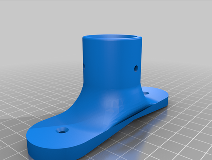 parametrik süpürge Çubuk dirsek buz örtüsü 3d print model - Mito3D