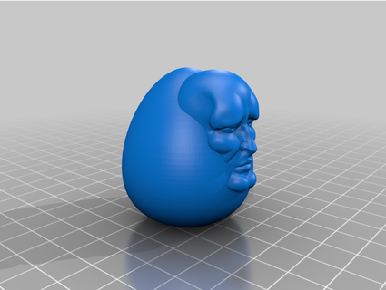 handsome squidward egg bear024 3d print model - Mito3D