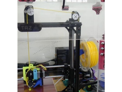 flex filament pulley guide lulzbot taz 5 billyd 3d print model - Mito3D