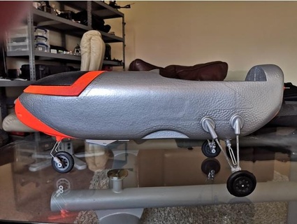 gökyüzü avcısı tekerlekler yürüyen aksam 1200mm kanat yayılma uçak çatı katı saldırısı 3d print model - Mito3D