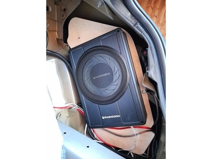 baseplate mounting brackets additional subwoofer speaker trunk tesla model 3 lordnycon 3d print model - Mito3D