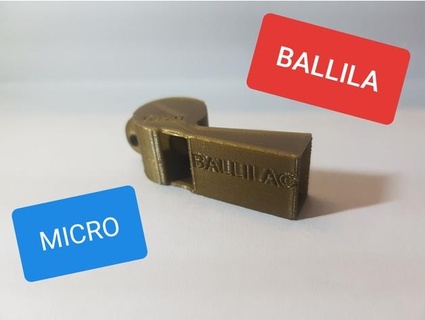 whistle balilla micro primorskajota 3d print model - Mito3D