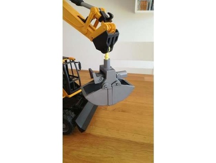 bruder excavator shovel extension reinsch 3d print model - Mito3D