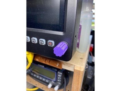 connect systems radio knob k0ecw 3d print model - Mito3D