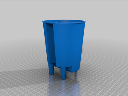 self watering insert yogurt size coffeeroast 3d print model - Mito3D