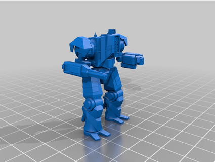 grizzly orso mech treges 3d print model - Mito3D