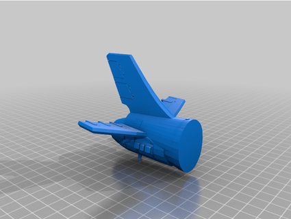 blitza bomms Weg Flyer Promo Modell Schwanz Variante 1 jimjimjimmyjim 3d print model - Mito3D