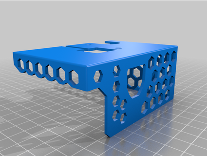 mingda d2 caliente final cubierta carcasa funda vector octogonal 3d print model - Mito3D