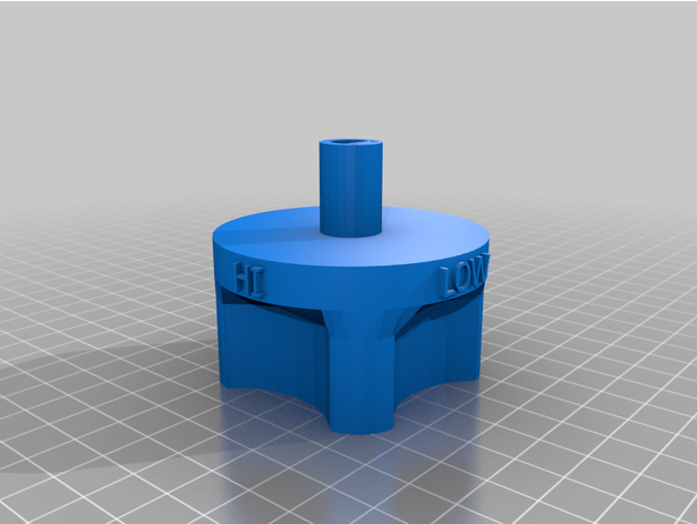 Inseln built Grill Knopf Fuchsburg 3D print model - Mito3D
