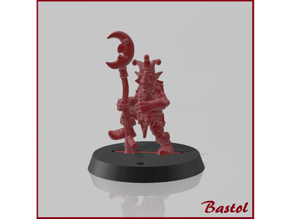 blood bowl goblin 'pogoer' 14 bastol 3d print model - Mito3D