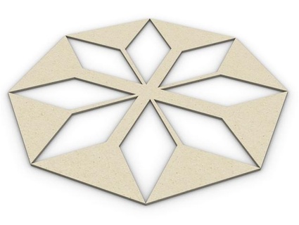 cement tile template v5 bazsix 3d print model - Mito3D