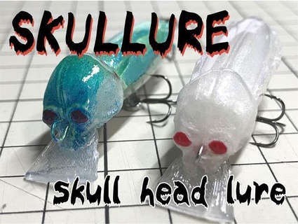 skullure skull head lure kenken0851 3d print model - Mito3D