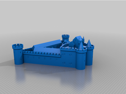 caerlaverock Schloss dumfriesshire Schottland sinfern98 3d print model - Mito3D
