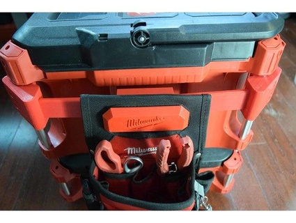 Milwaukee Auspacken Werkzeug Beutel Schiene jstout101 3d print model - Mito3D