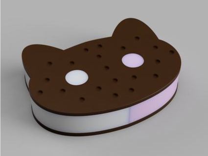biscoito gato Steven universo bugiganga caixa kyleschieffer 3d print model - Mito3D