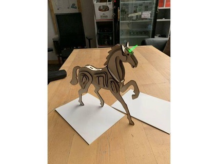 unicorn horse reloaded ommtom 3d print model - Mito3D
