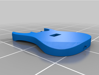 Ibanez rg pu vücut nergal0 3d print model - Mito3D