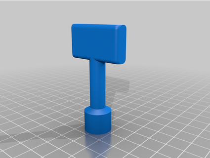 electrical cabinet key triangular jonanoj 3d print model - Mito3D