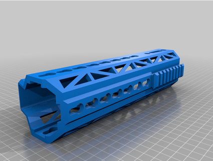 airsoft kriss vector extended handguard fastboi 3d print model - Mito3D