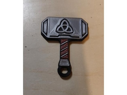 mjolnir Thor porte clés taprico 3d print model - Mito3D