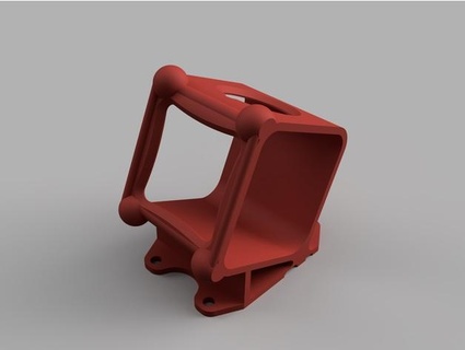 polaroid cube mount hskrc twe210 + fusion files juli fpv 3d print model - Mito3D