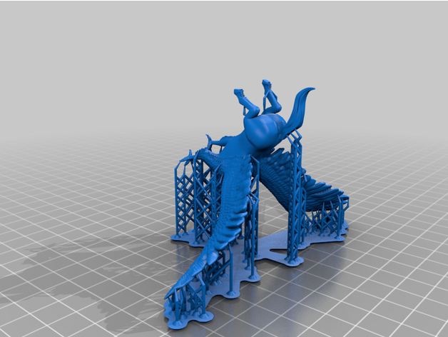 hippogriffe actualisé mz4250 3D print model - Mito3D