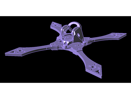 nano Quadcopter çerçeveler parçalayıcıfpv 3d print model - Mito3D