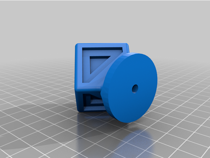 cubic closet knob b3nton 3d print model - Mito3D