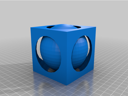 esir küre çubukçu 3d print model - Mito3D
