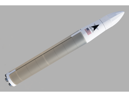 astra cohete 3 celeste 3d print model - Mito3D