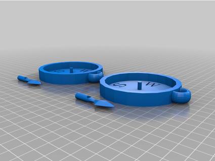 tommyinnit & tubbo compasses donovan stribling 3d print model - Mito3D