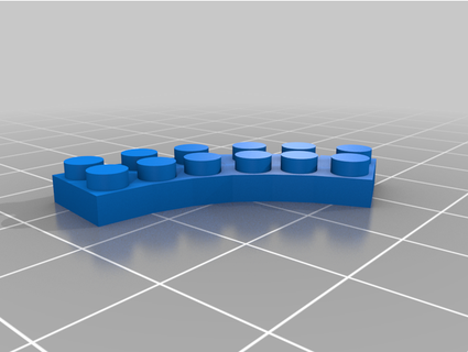 kopya Lego tuğla 2x2x1 lirik 3d print model - Mito3D