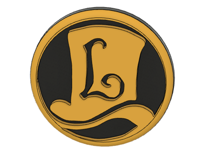 medallion professor layton's logo arribasraul 3d print model - Mito3D