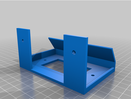fritzbox 6820 wall mount smodo 3d print model - Mito3D