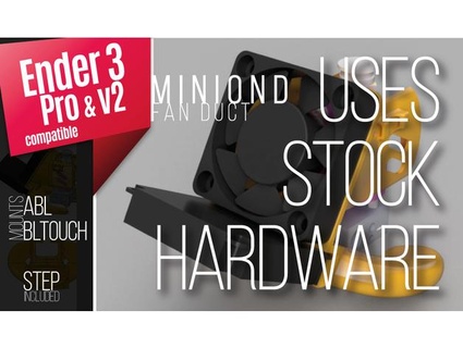 miniond Ender 3 Dual Leitung 12gr Lager Hardware vortexpc 3d print model - Mito3D