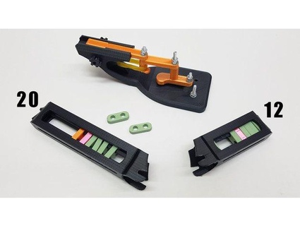 3d impresso semi automatic arma fogo retsetman 3d print model - Mito3D