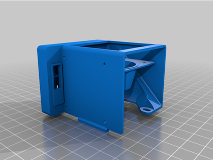 ender 3 hot end fan duct shroud louminette 3d print model - Mito3D