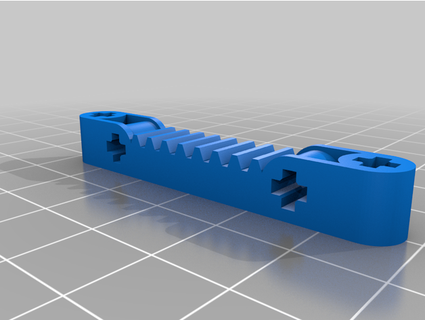 modified lego steering rack front wheel drive godtmaster 3d print model - Mito3D