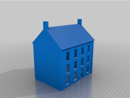 factory building - fabrikgeb ude galminus 3d print model - Mito3D