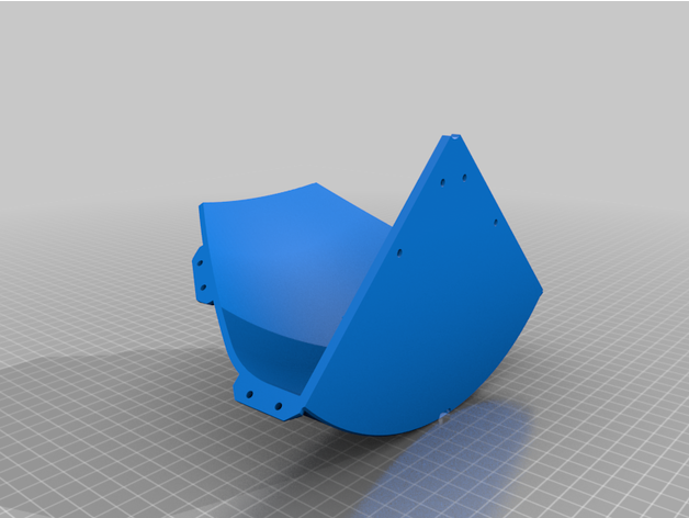 rifle case feeder bucket split body sr71blackbird  3D print model - Mito3D