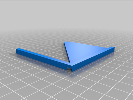 parametrisch Ecke Quadrat Center Finder Winkel Halbierende Nebelstil 3d print model - Mito3D