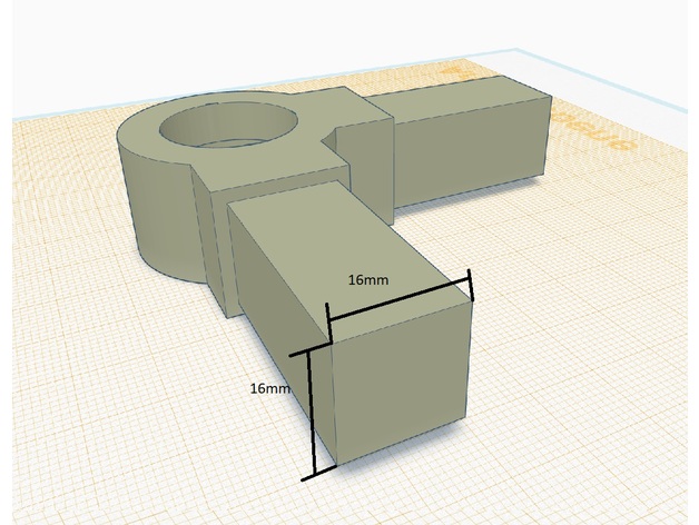 k40 laser motorized z-bed 2mm wallthickness 15 20mm momoaux  3D print model - Mito3D