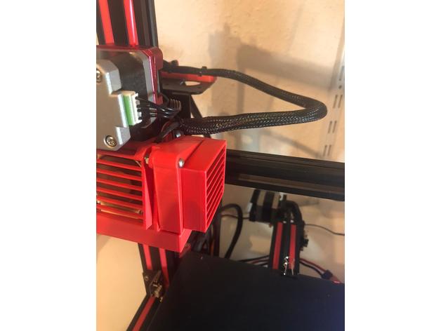 fan adapter cover merides 3D print model - Mito3D